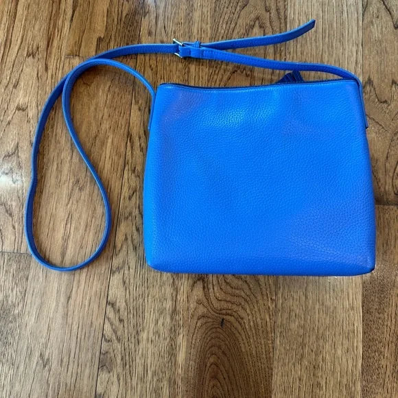 Kate Spade Periwinkle and Navy Crossbody Bag with Tassle - Picture 2 of 5